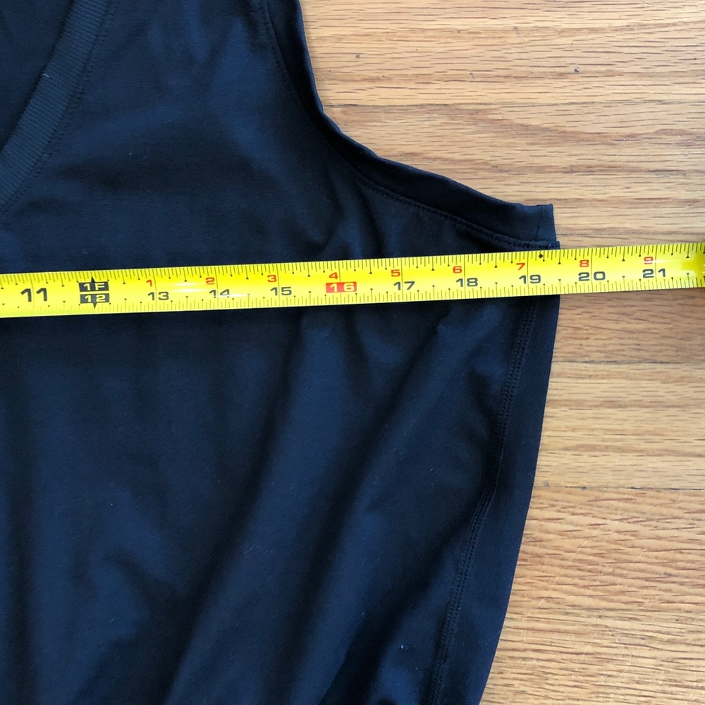 Zella Black Sleeveless Jumpsuit with Drawstring Waist, EUC, L - Picture 3 of 16